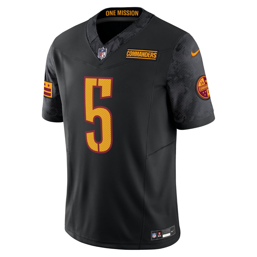 Men's Nike Washington Commanders Jayden Daniels Burgundy Vapor F.U.S.E. Limited NFL Jersey