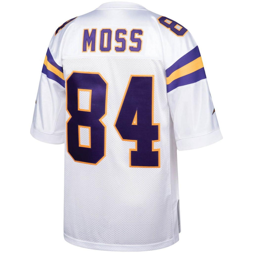 Men's Mitchell & Ness Minnesota Vikings Randy Moss White 2000 Authentic Throwback Retired Player NFL Jersey