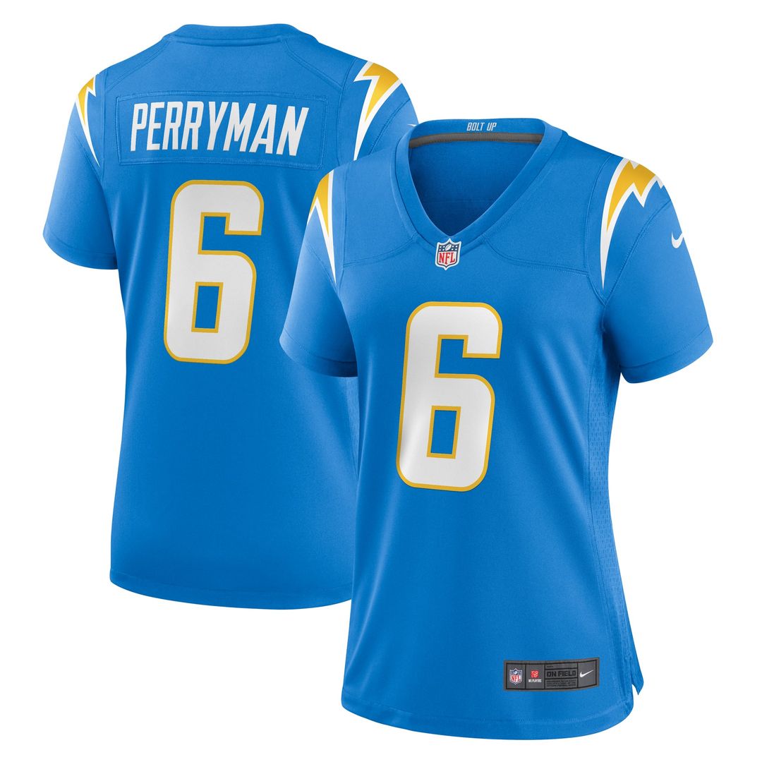 Women's Nike Los Angeles Chargers Denzel Perryman Powder Blue Game NFL Jersey