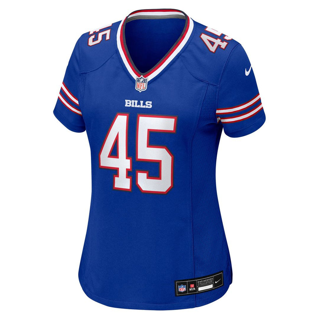 Women's Nike Buffalo Bills Shaq Thompson Royal Team Game NFL Jersey