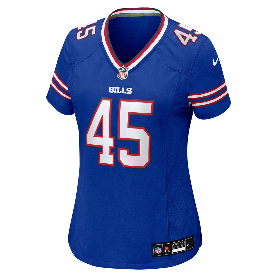 Women's Nike Buffalo Bills Shaq Thompson Royal Team Game NFL Jersey