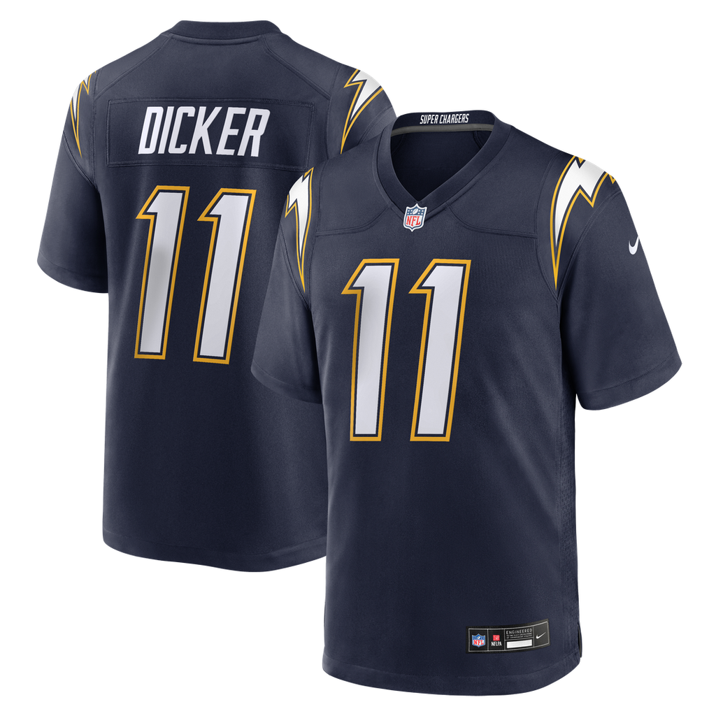 Men's Nike Los Angeles Chargers Cameron Dicker Navy Alternate Game NFL Jersey