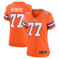 Women's Nike Denver Broncos Quinn Meinerz Orange Mile High Collection 1977 Throwback Player Game NFL Jersey