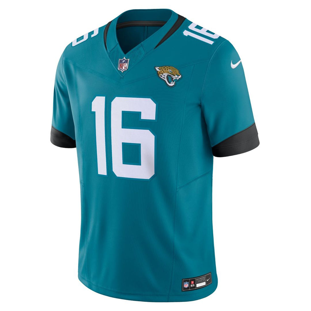 Men's Nike Jacksonville Jaguars Trevor Lawrence Teal Vapor F.U.S.E. Limited NFL Jersey