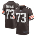 Men's Nike Cleveland Browns Joe Thomas Brown Retired Player Game NFL Jersey