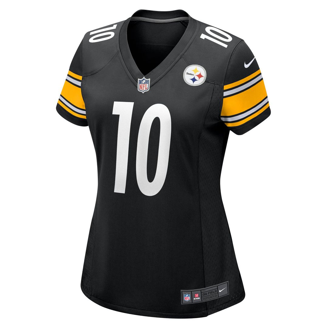 Women's Nike Pittsburgh Steelers Roman Wilson Black Team Game NFL Jersey