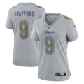 Women's Nike Los Angeles Rams Matthew Stafford Gray Atmosphere Fashion Game NFL Jersey