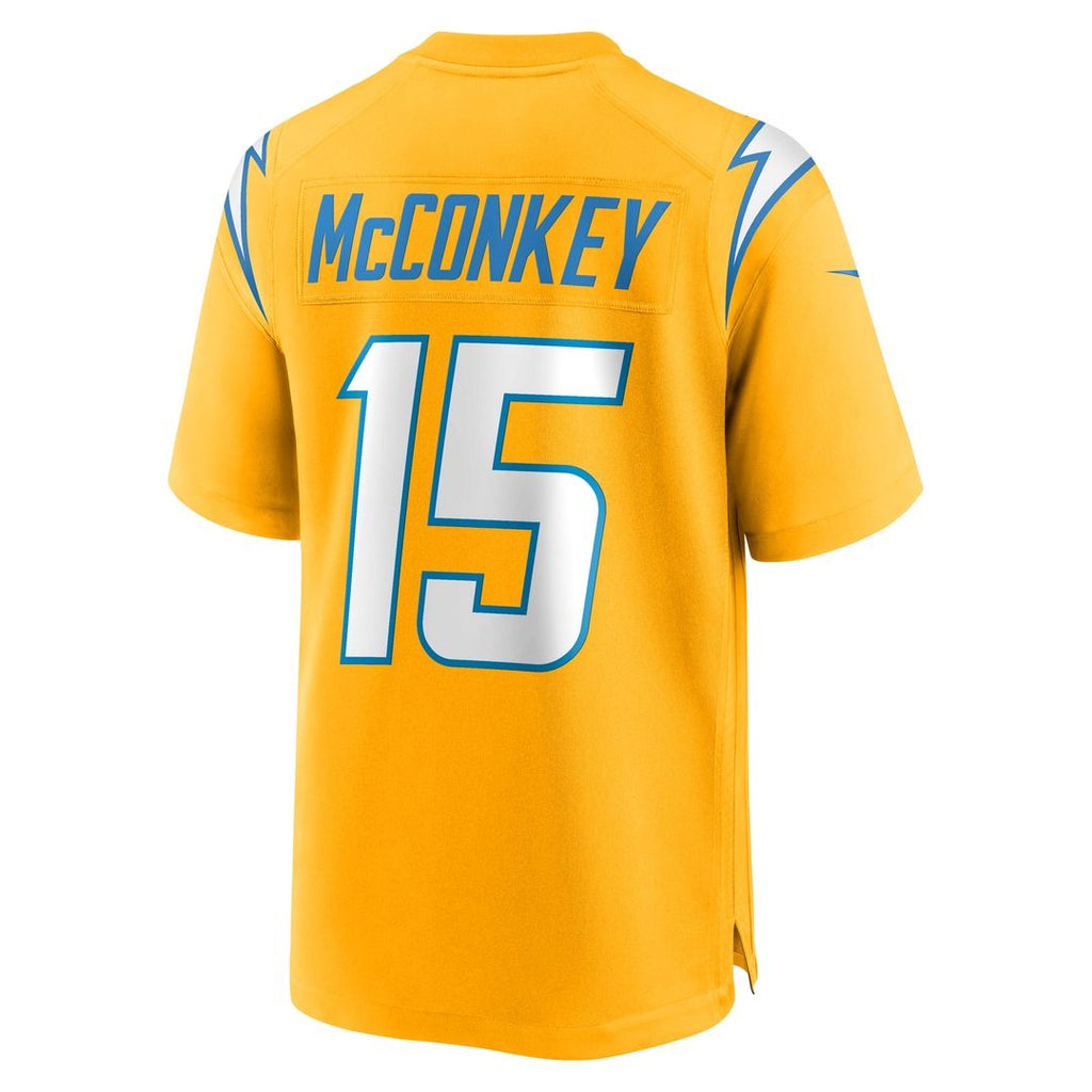 Men's Nike Los Angeles Chargers Ladd McConkey Powder Blue Player Game NFL Jersey
