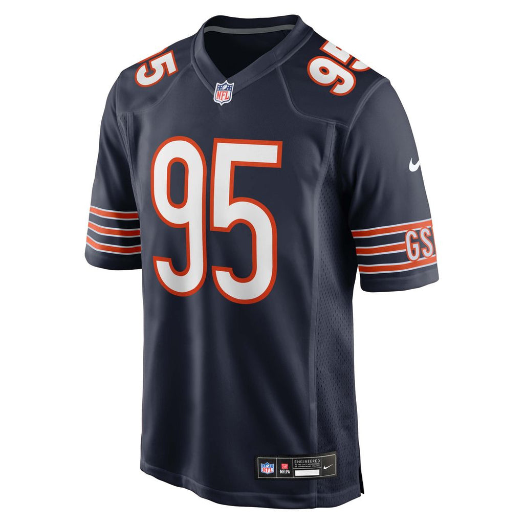 Men's Nike Chicago Bears Shemar Turner Navy Team Game NFL Jersey