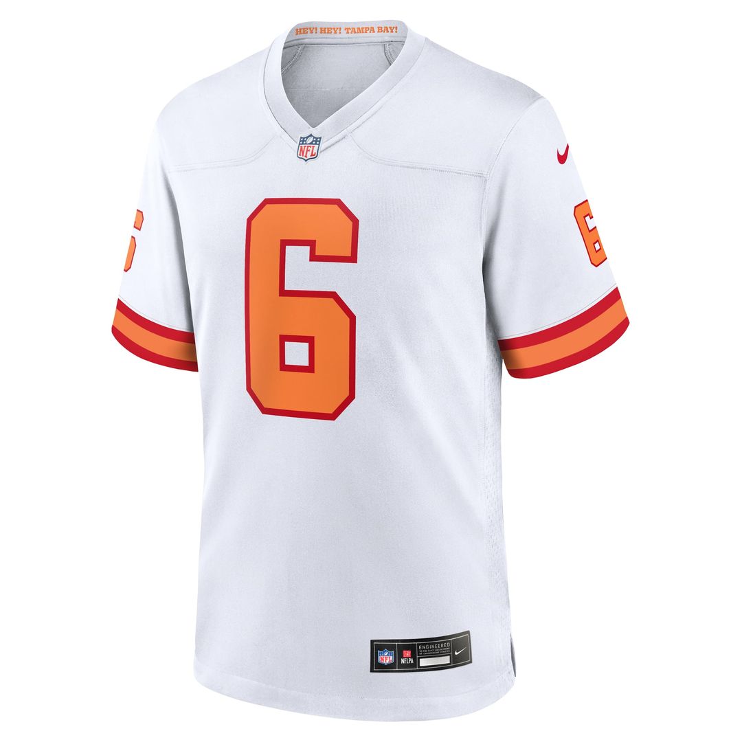 Men's Nike Tampa Bay Buccaneers Baker Mayfield '76 White Player Game NFL Jersey