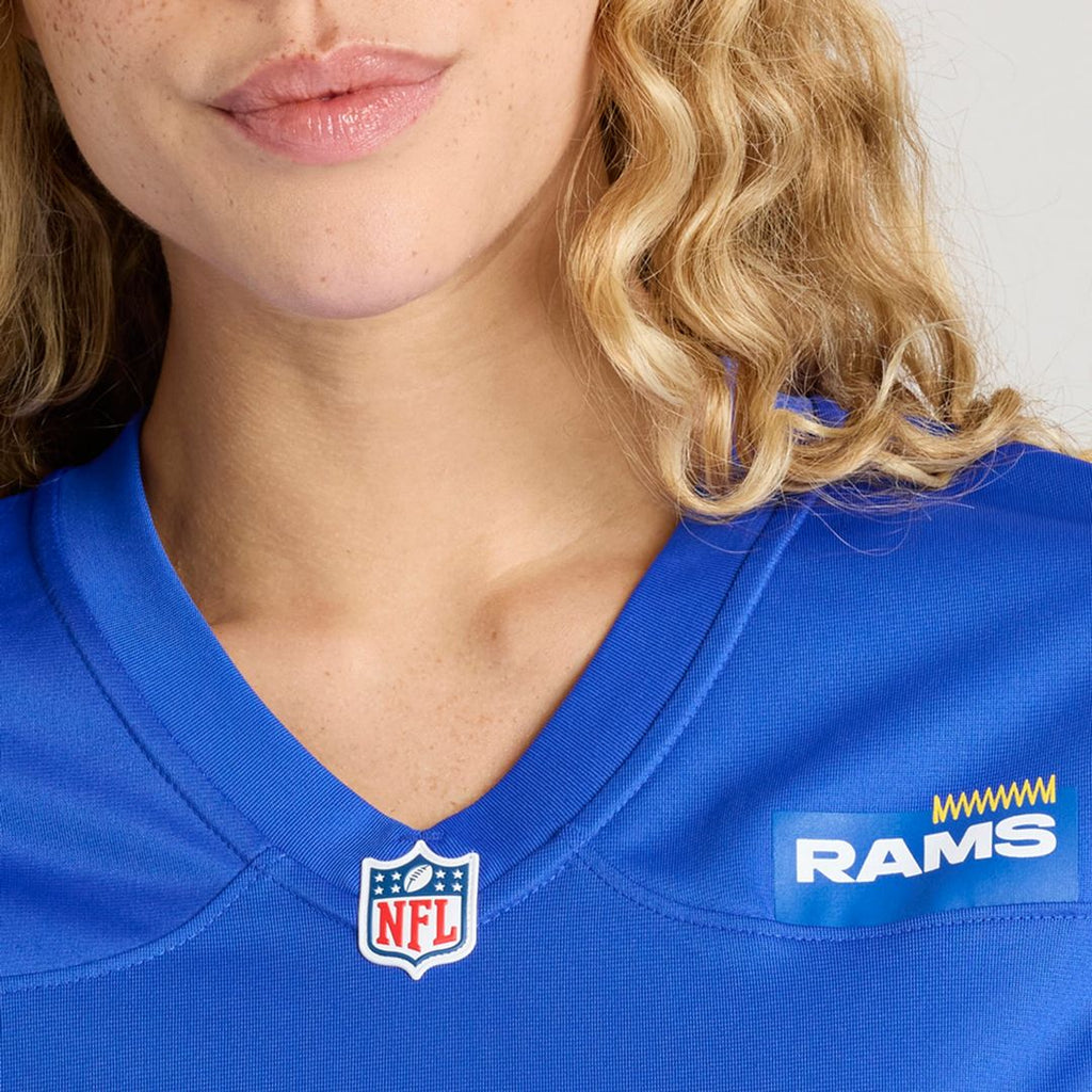 Women's Nike Los Angeles Rams Number 1 Mom Royal Game NFL Jersey