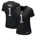 Women's Nike Las Vegas Raiders Number 1 Bride Black Game NFL Jersey