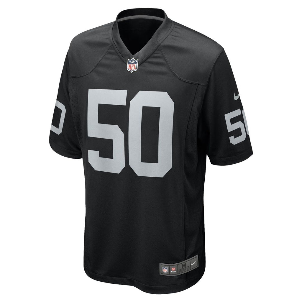 Men's Nike Las Vegas Raiders Jacob Bobenmoyer Black Game Player NFL Jersey