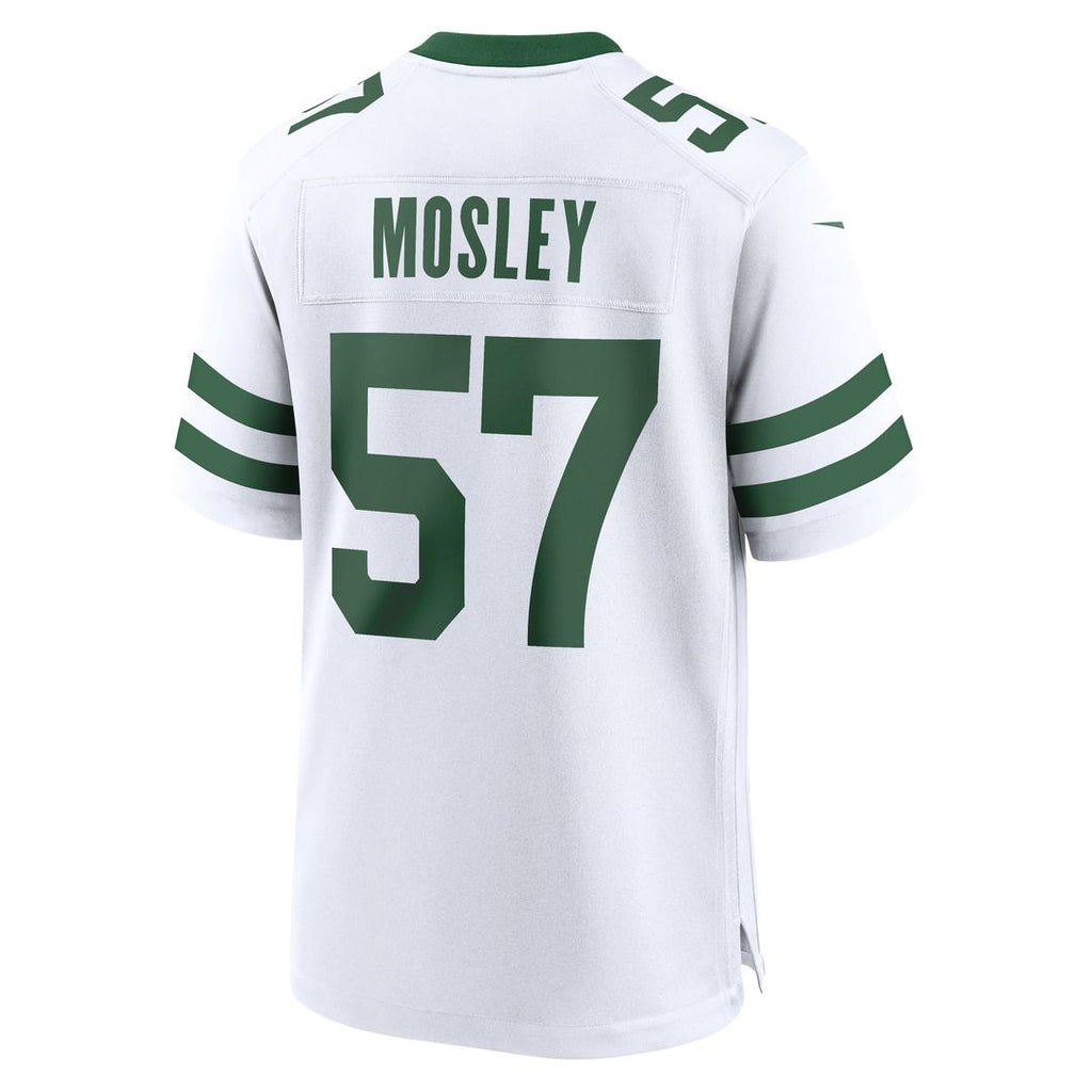 Men's Nike New York Jets C.J. Mosley Legacy White Game NFL Jersey
