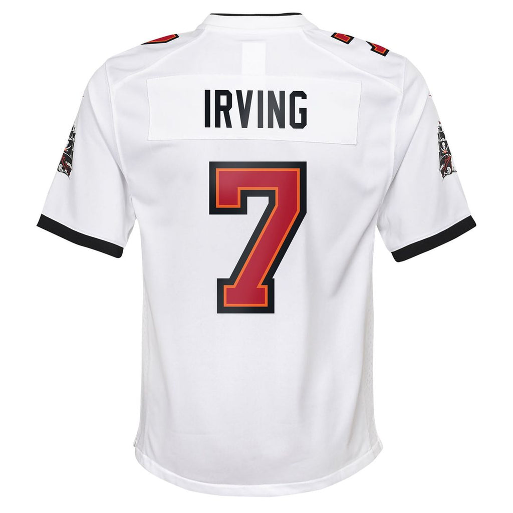 Youth Nike Tampa Bay Buccaneers Bucky Irving White Game NFL Jersey