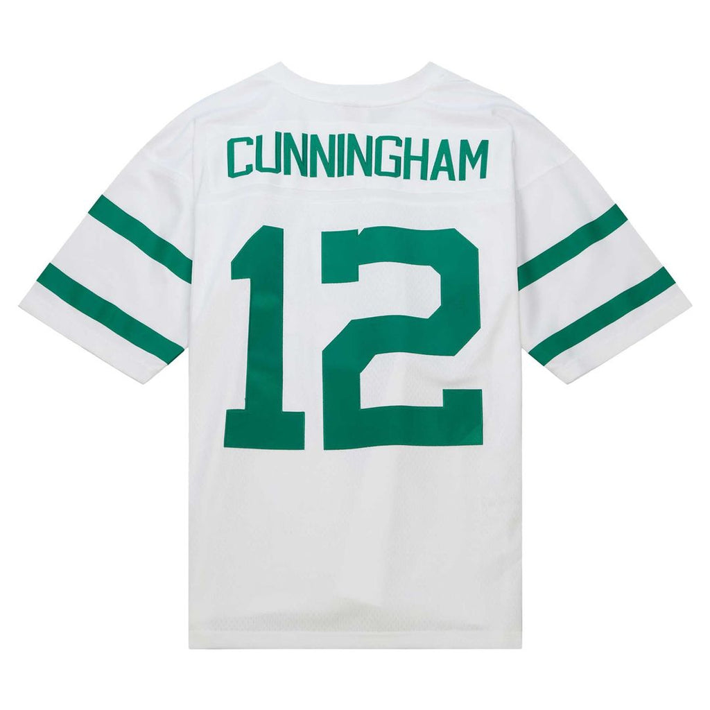 Men's Mitchell & Ness Philadelphia Eagles Randall Cunningham White Legacy Replica NFL Jersey