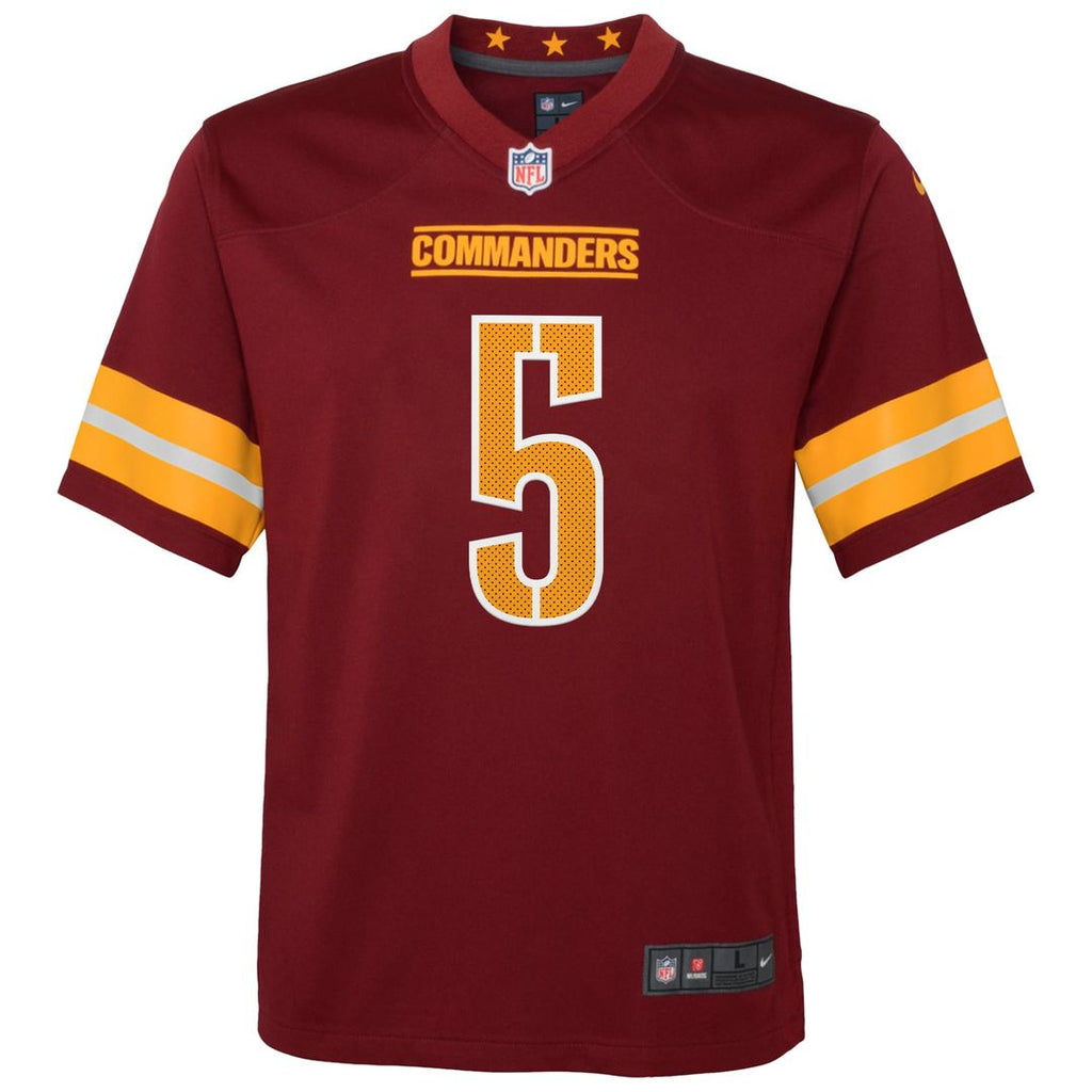 Youth Nike Washington Commanders Jayden Daniels Burgundy Game NFL Jersey