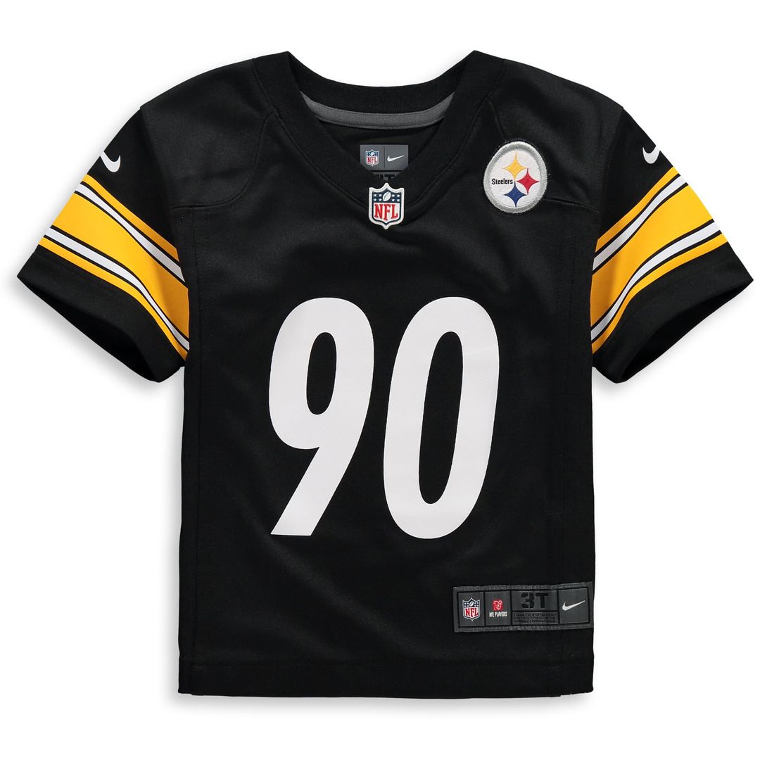 Toddler Nike Pittsburgh Steelers T.J. Watt Black Game NFL Jersey