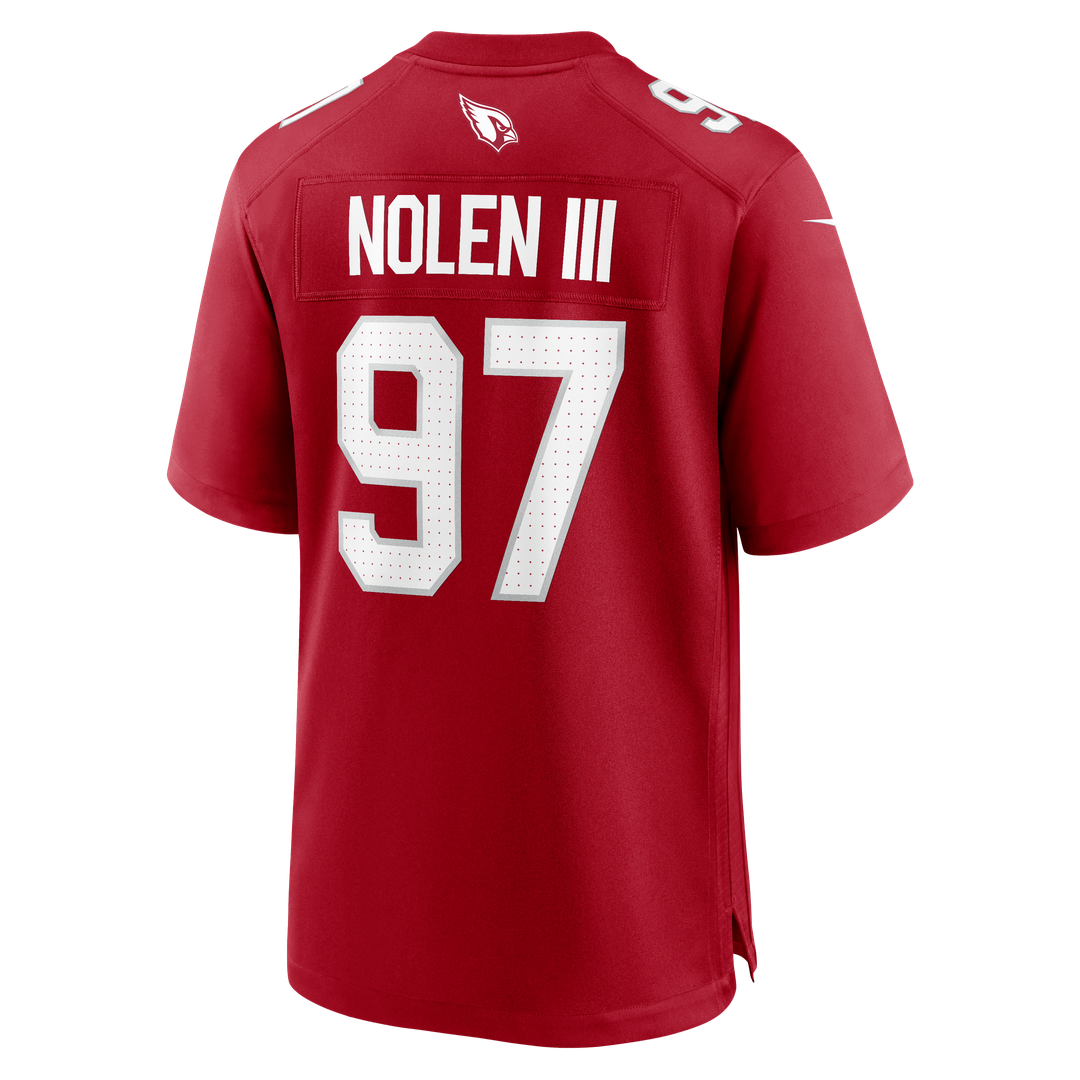 Men's Nike Arizona Cardinals Walter Nolen Cardinal Game Player NFL Jersey