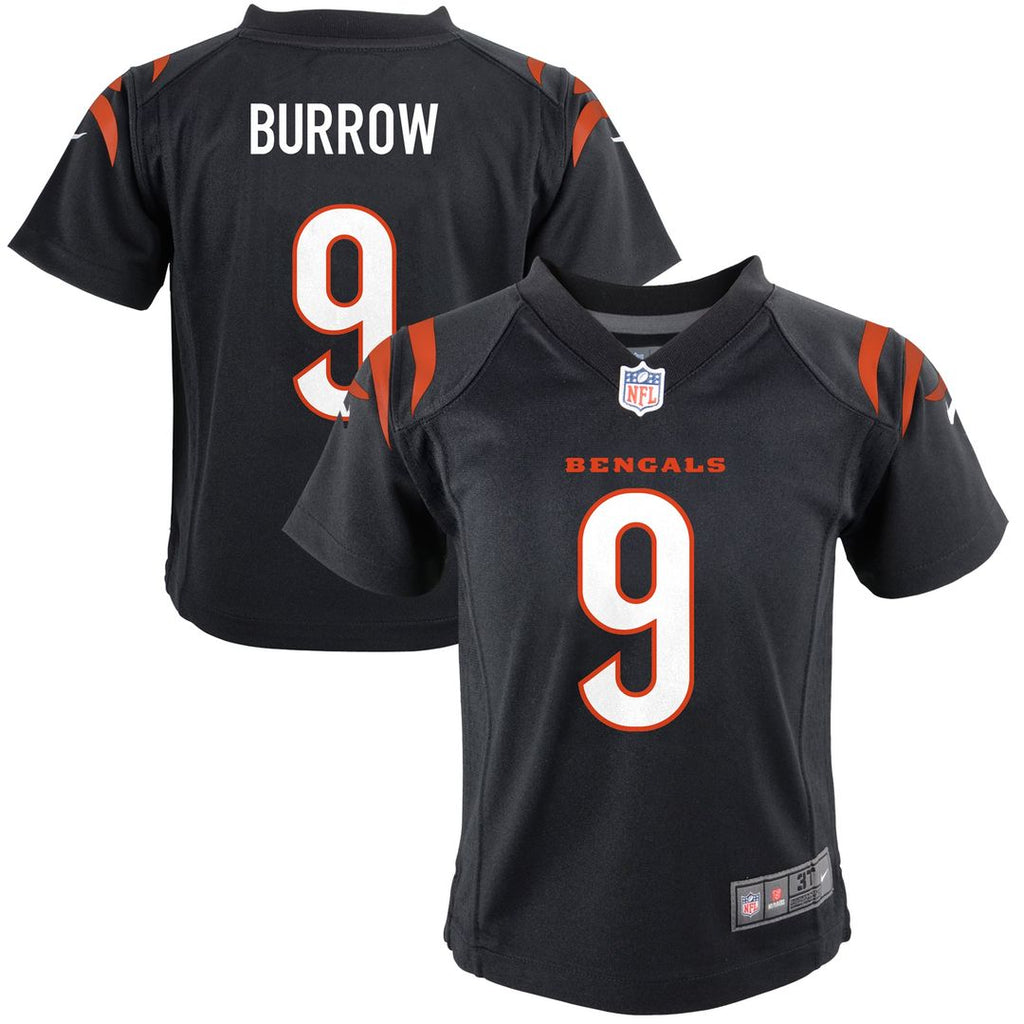 Preschool Nike Cincinnati Bengals Joe Burrow Black Game NFL Jersey