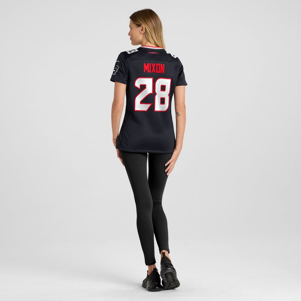 Women's Nike Houston Texans Joe Mixon Navy Game NFL Jersey