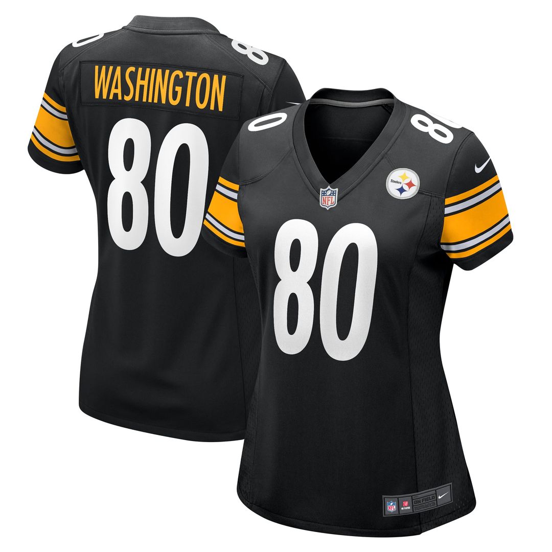 Women's Nike Pittsburgh Steelers Darnell Washington Black Game NFL Jersey