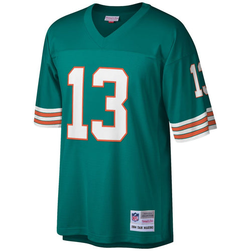 Men's Big & Tall Mitchell & Ness Miami Dolphins Dan Marino Aqua 1984 Retired Player Replica NFL Jersey