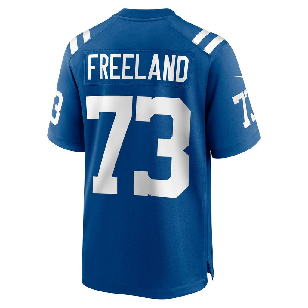 Men's Nike Indianapolis Colts Blake Freeland Royal Team Game NFL Jersey