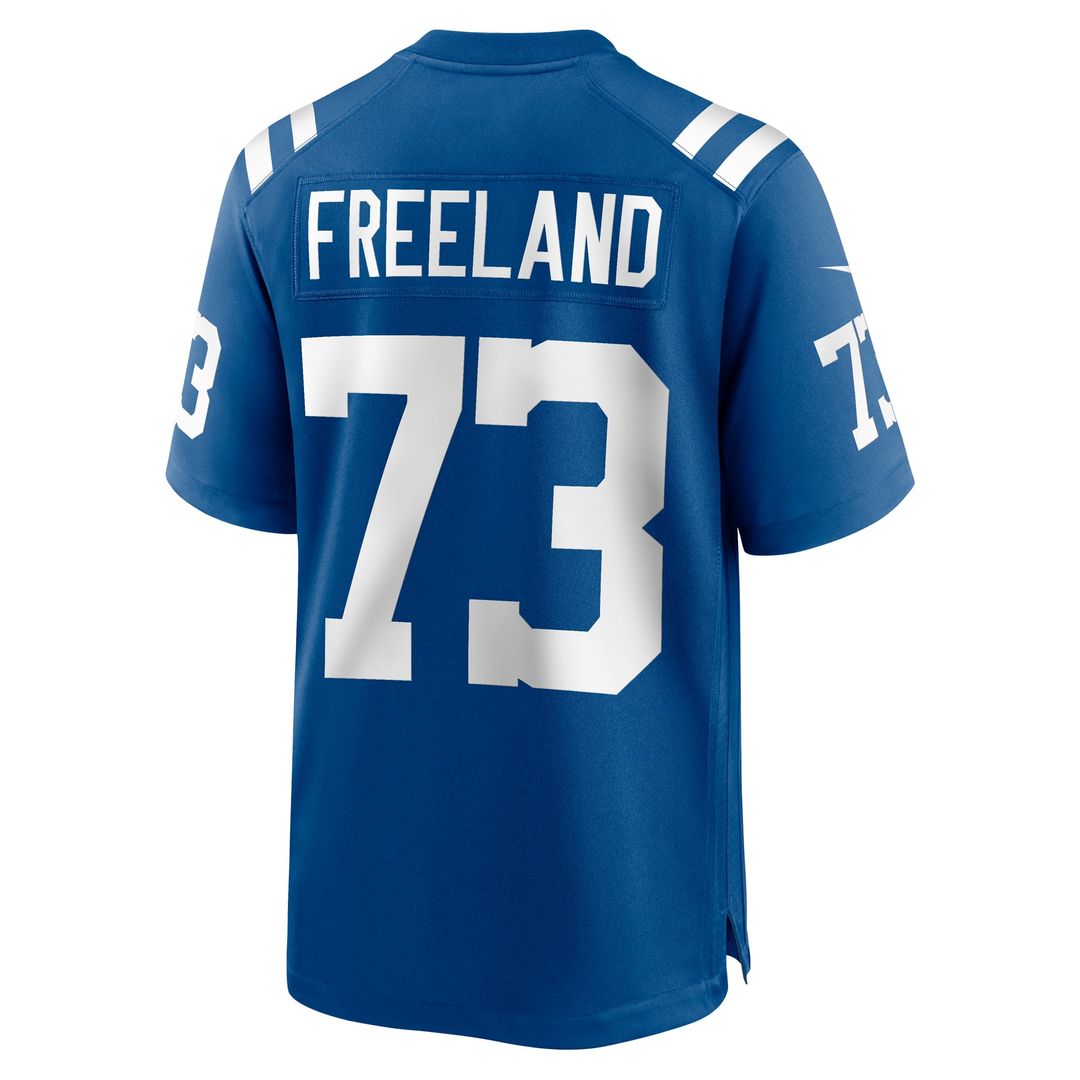 Men's Nike Indianapolis Colts Blake Freeland Royal Team Game NFL Jersey