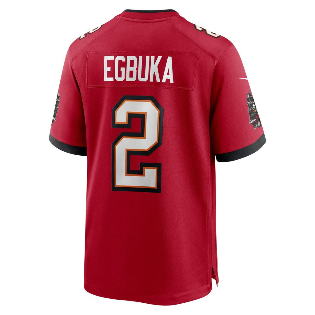 Men's Nike Tampa Bay Buccaneers Emeka Egbuka White Game NFL Jersey