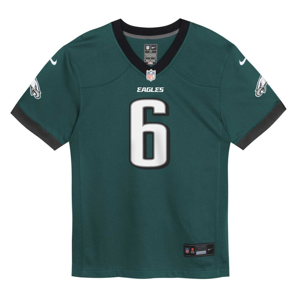 Infant Nike Philadelphia Eagles DeVonta Smith Green Team Player Game NFL Jersey