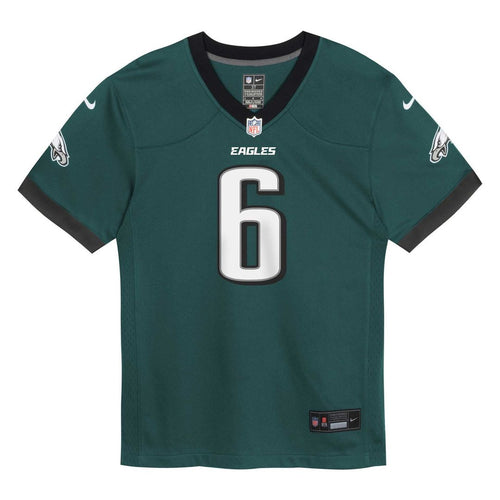 Infant Nike Philadelphia Eagles DeVonta Smith Green Team Player Game NFL Jersey