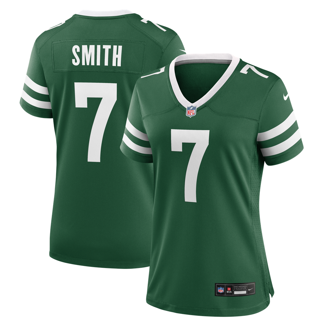Women's Nike New York Jets Geno Smith Legacy Green Game NFL Jersey