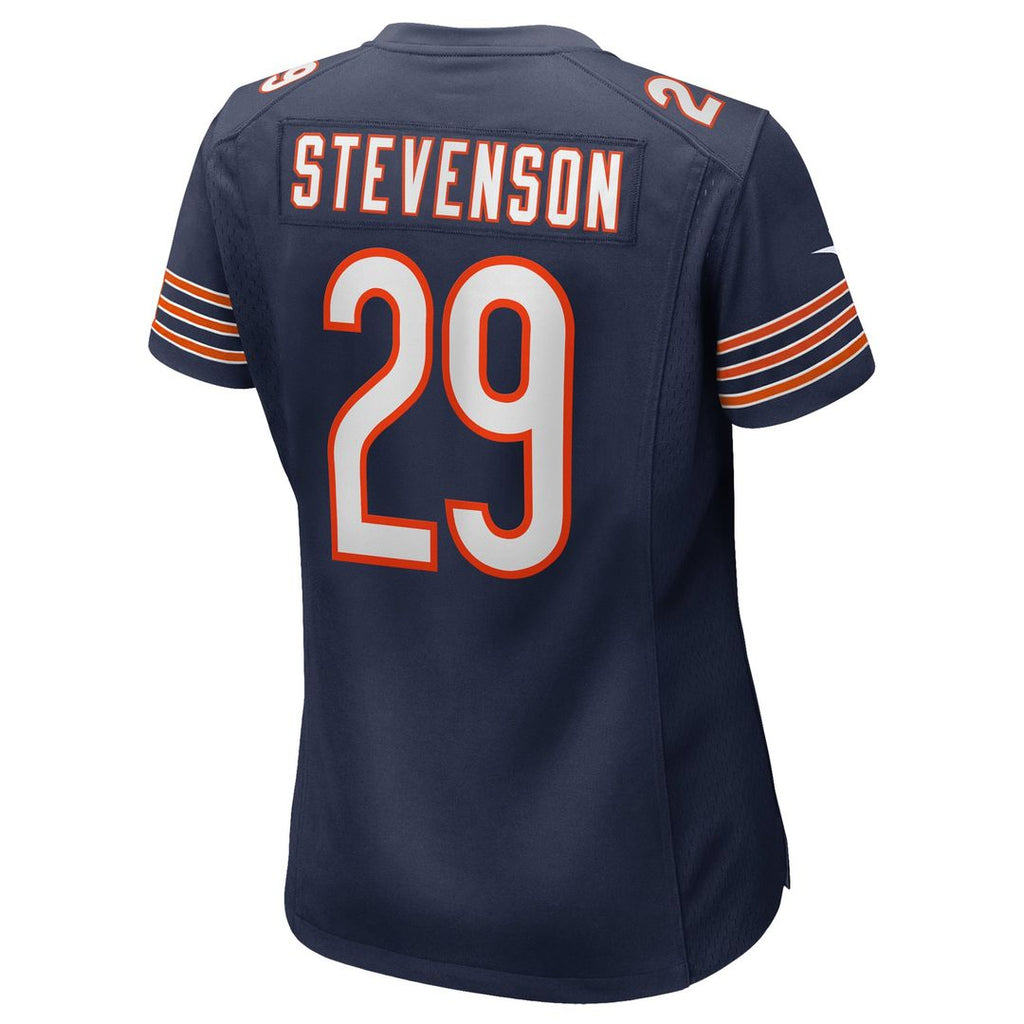 Women's Nike Chicago Bears Tyrique Stevenson Navy Game NFL Jersey