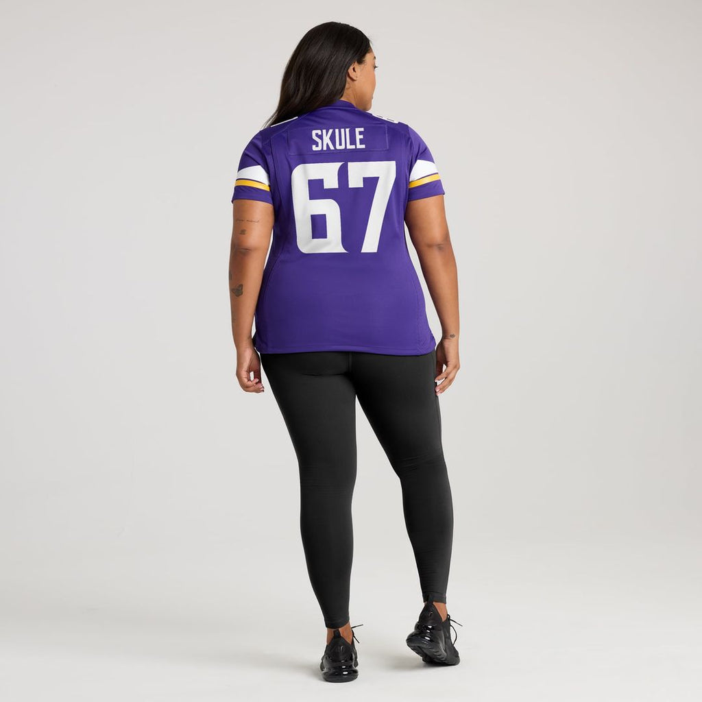 Women's Nike Minnesota Vikings Justin Skule Purple Team Game NFL Jersey