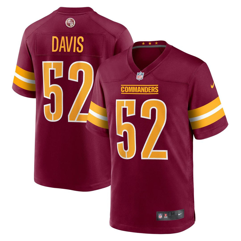 Men's Nike Washington Commanders Jamin Davis Burgundy Player Game NFL Jersey