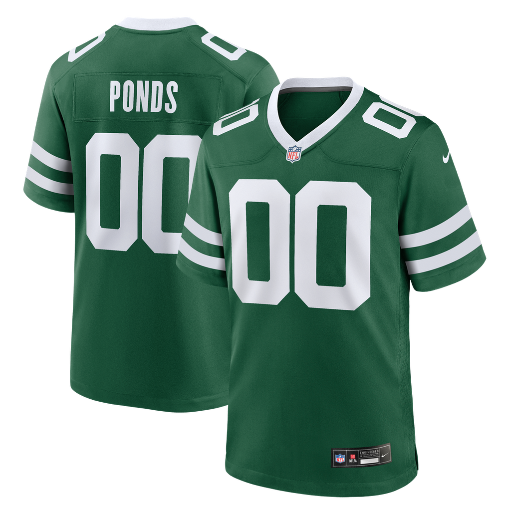 Men's Nike New York Jets D'Angelo Ponds Legacy Green Game NFL Jersey