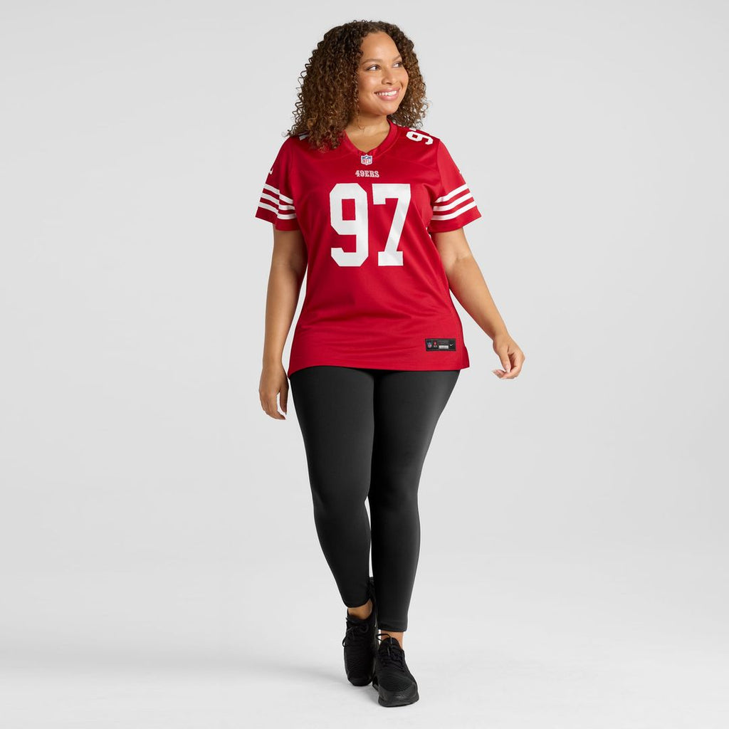 Women's Nike San Francisco 49ers Nick Bosa Scarlet Player NFL Jersey