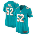 Women's Nike Miami Dolphins Patrick Paul Aqua Game NFL Jersey