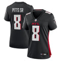 Women's Nike Atlanta Falcons Kyle Pitts Sr. Black Game NFL Jersey