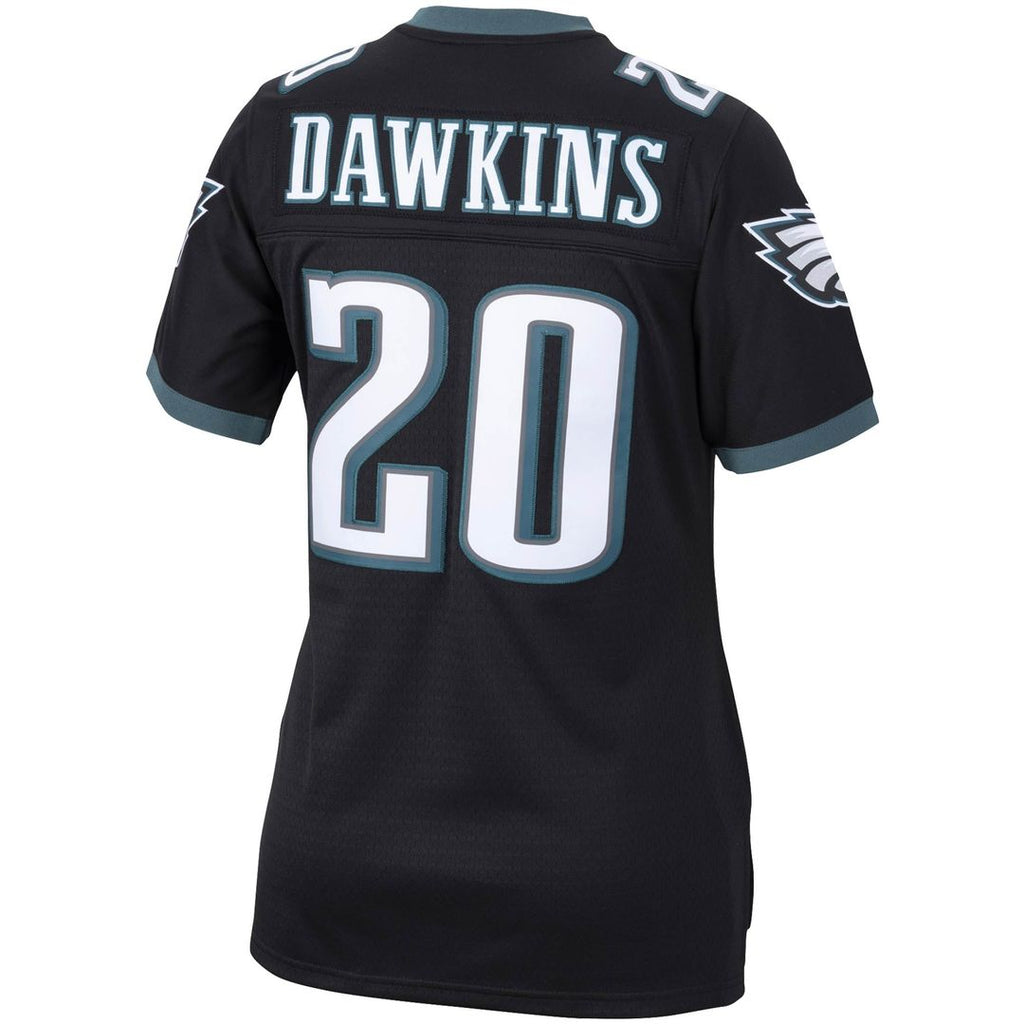 Women's Mitchell & Ness Philadelphia Eagles Brian Dawkins Black Legacy Replica Team NFL Jersey