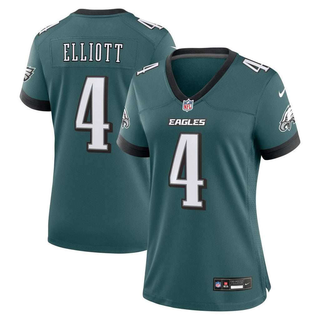 Women's Nike Philadelphia Eagles Jake Elliott Midnight Green Team Game NFL Jersey