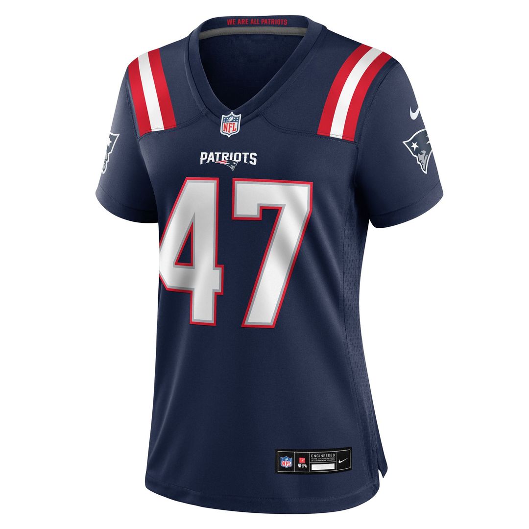 Women's Nike New England Patriots Julian Ashby Navy Team Game NFL Jersey