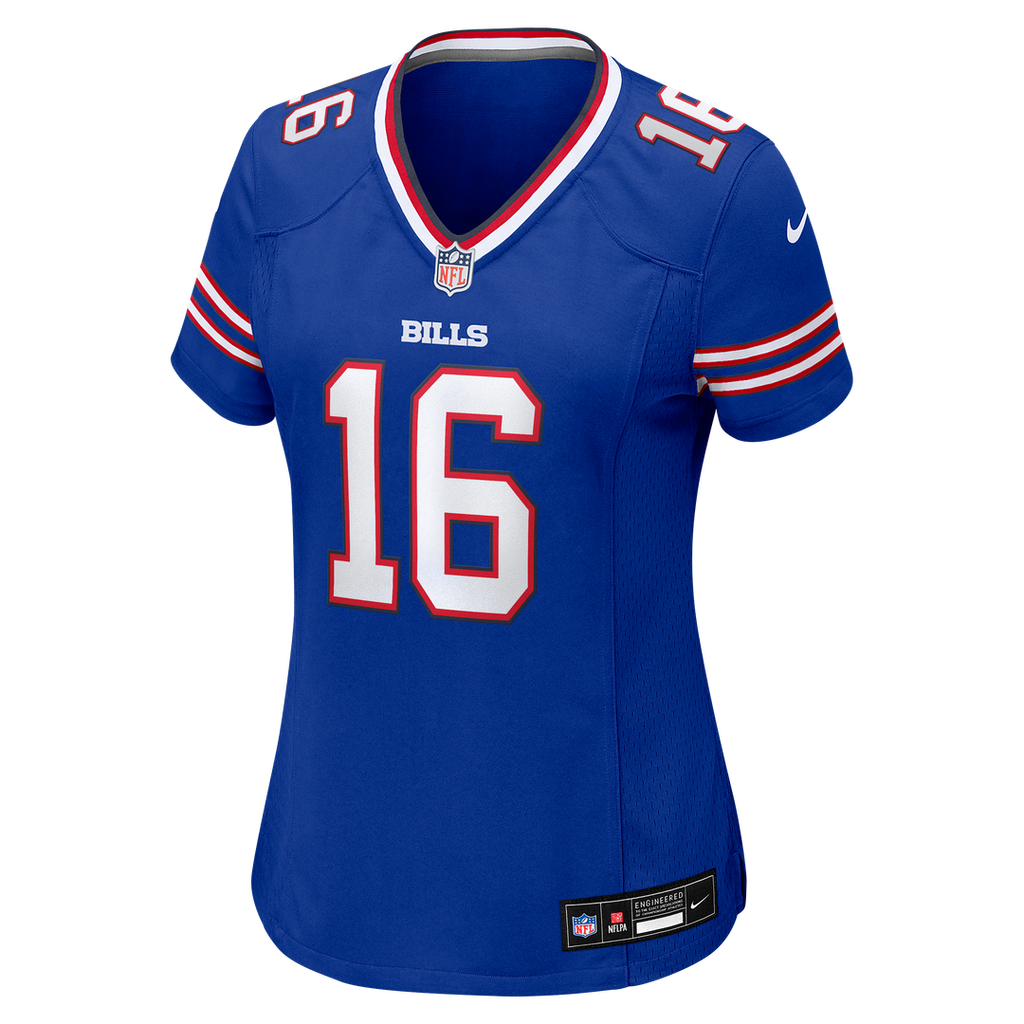 Women's Nike Buffalo Bills Tyler Bass Royal Team Game NFL Jersey