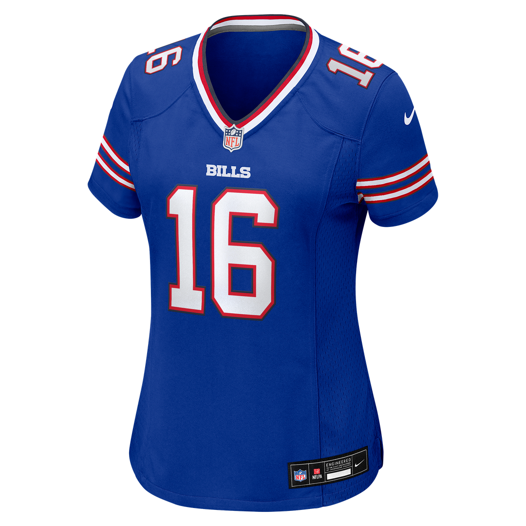 Women's Nike Buffalo Bills Tyler Bass Royal Team Game NFL Jersey