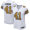 Women's Nike New Orleans Saints Alvin Kamara White Alternate Game Player NFL Jersey
