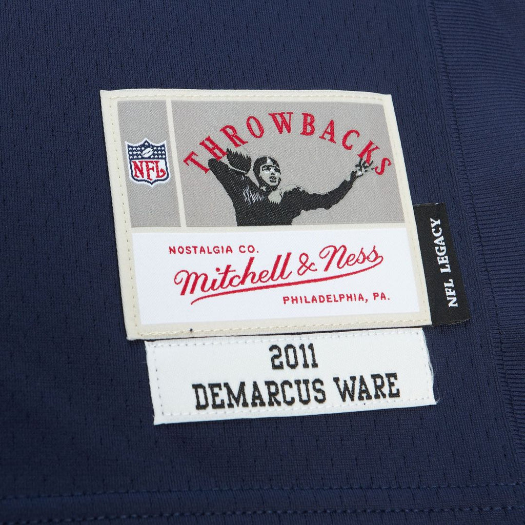 Men's Mitchell & Ness Dallas Cowboys DeMarcus Ware Navy 2011 Alternate Legacy Replica NFL Jersey