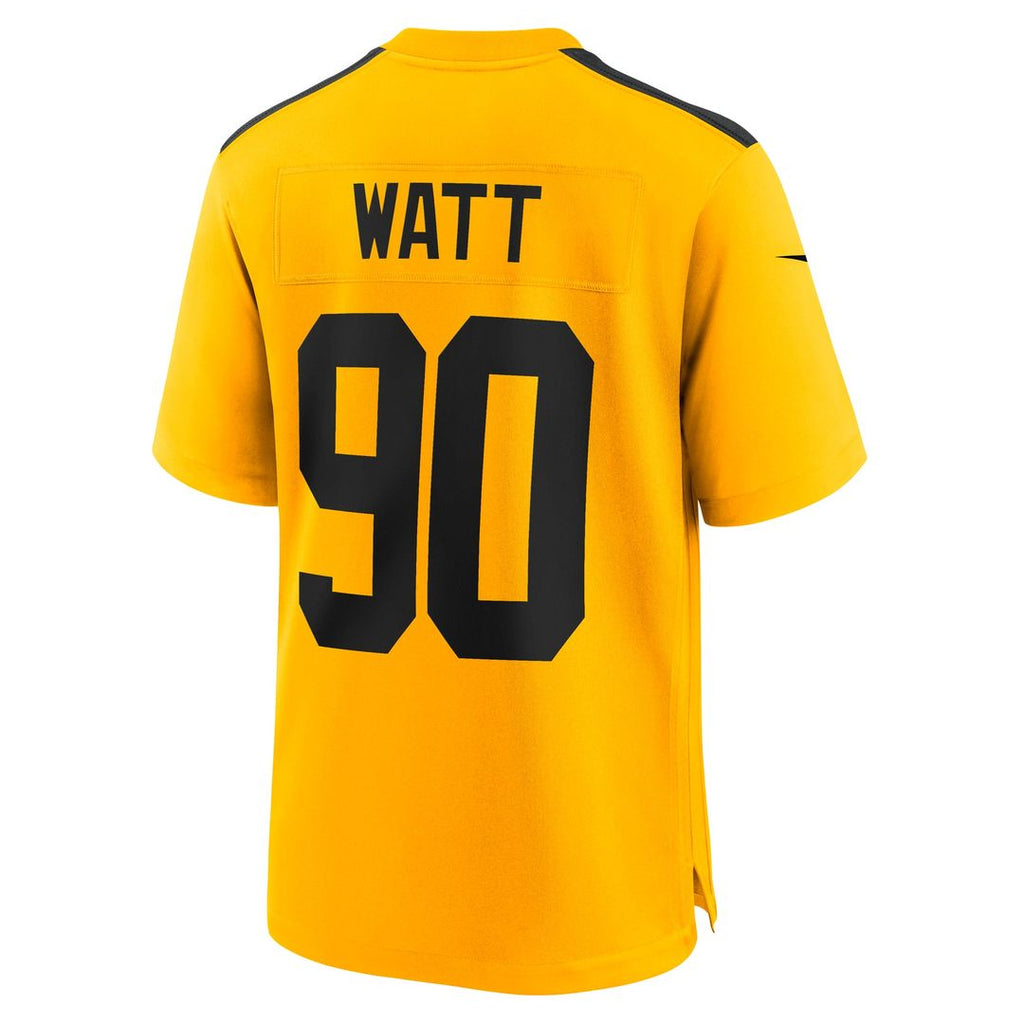 Men's Nike Pittsburgh Steelers T.J. Watt Black Game NFL Jersey