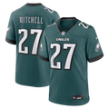 Men's Nike Philadelphia Eagles Quinyon Mitchell Midnight Green Team Game NFL Jersey