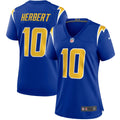 Women's Nike Los Angeles Chargers Justin Herbert Royal Game NFL Jersey